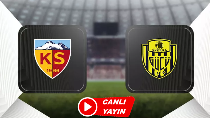 Kayserispor Ankaragücü Bein Sport maçı 2. yarı canlı izle Şifresiz Bein Sport Justin Tv Selçuk Spor Kayserispor