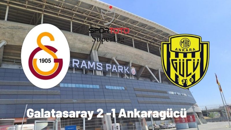 Galatasaray Ankaragücü maç özeti golleri Bein Sports