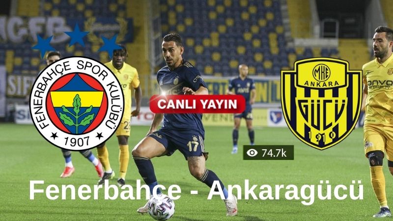 Fenerbahçe Ankaragücü maçı canlı skor