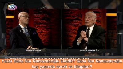 Erol Mütercimler Konuğu: Saha Nur Ramazanoğlu kimdir? Saha Nur Ramazanoğlu kaç yaşında nereli ve kitapları?